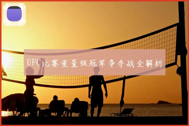UFC比赛重量级冠军争夺战全解析